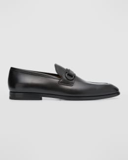 Ferragamo Men s Duomo Gancio Leather Loafers Neiman Marcus