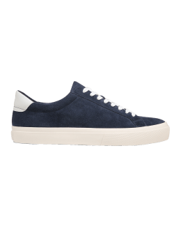 Vince Men's Fulton Leather and Suede Low-Top Sneakers | Neiman Marcus