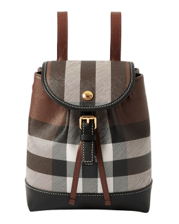 Luxe Checkered Mini Backpack