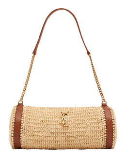Saint Laurent 2022 Medium Raffia Jamie Flap Bag - Neutrals Shoulder Bags,  Handbags - SNT285308