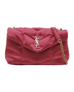 Saint Laurent Loulou Toy Ysl Matelasse Calfskin Envelope Crossbody Bag