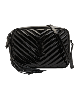 Saint Laurent Cinnamon Quilted Suede Smooth Leather Lou Camera Bag –  LuxuryPromise