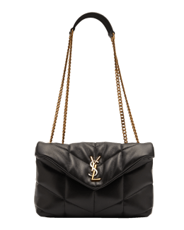 Saint Laurent Sade Medium YSL Tube Shoulder Bag in Quilted Smooth