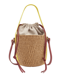 Chloé Women's Neutral Marcie Raffia Cross Body Bag - Brown - Crossbody Bags