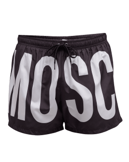 Jogging Moschino Swim Logo Noir - Taille L, Coton Jersey, 3 Poches, Fabriqué En Bulgarie