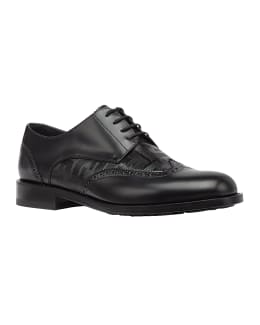 Valentino Garavani Ono leather derby-shoes - Black