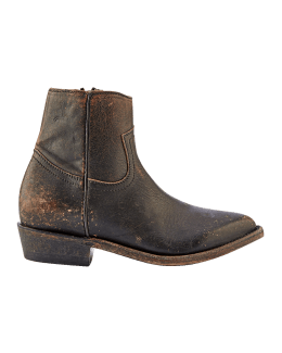 Frye Addie Leather Dual Zip Ankle Boots Neiman Marcus