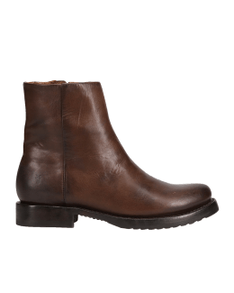 Frye Carson Leather Piping Zip Booties | Neiman Marcus