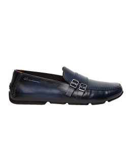 Loro Piana Sea-Sail Walk Suede Boat Shoes - Men - Navy Boat Shoes - EU 41