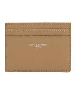 Burberry Vintage Check Money Clip Cardholder - Brown