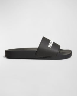 Givenchy Logo Rubber Sandal Slide | Neiman Marcus