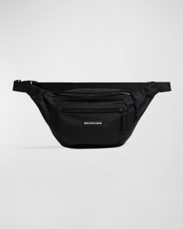 ショルダーバッグ Balenciaga Black Nylon Explorer Belt Bag Balenciaga Explorer Belt Bag | Black | FARFETCH