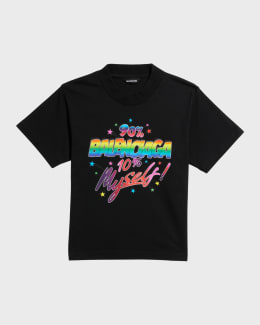 Balenciaga Men's Crypto T Shirt Oversized | Neiman Marcus