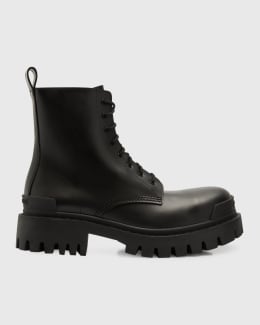 直営店☆BALENCIAGA☆お洒落♪KNIFE 2.0 ロゴ ブーティー 80mm