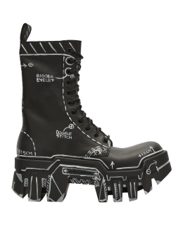 Neiman marcus combat boots top
