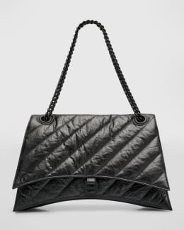 Balenciaga Crush Medium Quilted Chain Bag | Neiman Marcus