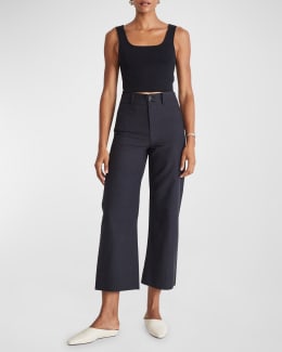 Petite Bari Crop Trouser