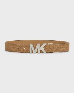Michael Kors Reversible Monogram & Croc-Embossed Leather  display picture 1