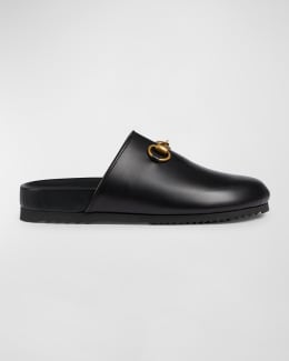 Gucci Princetown Leather Mules Neiman Marcus