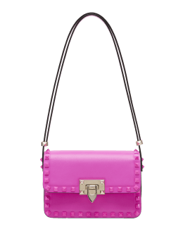 Valentino Small Locò Leather Shoulder Bag