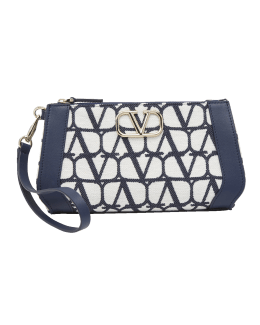 Givenchy Monogram Travel Pouch Clutch Bag in Cotton