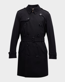 Saint Laurent Silk trench coat シルク トレンチ コート Saint Laurent Silk Trench Coat | Black | FARFETCH