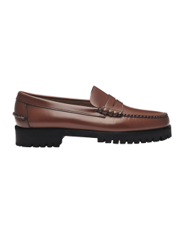 Sebago Dan Metallic Penny Loafers Neiman Marcus