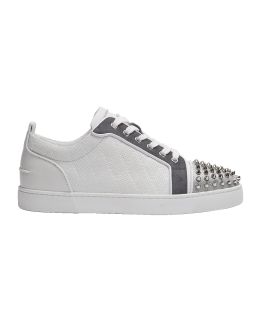 Christian Louboutin Pedro Cotton Junior Sneakers - White - 43.5