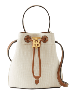 Loewe Anagram Cutout Monochrome Bucket Bag
