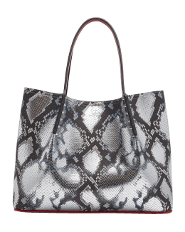 Christian Louboutin Cabarock Large Crocodile White Leather TOTE bag –  HIMMAPPAREL
