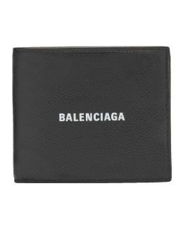 Balenciaga Men s Leather Vertical Bifold Wallet Neiman Marcus