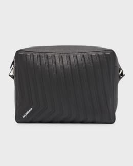 Men's Sport Small Messenger Bag in Black/white | Balenciaga US