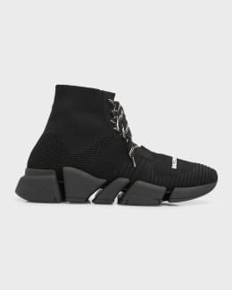 Balenciaga Speed 2.0 Recycled Knit Sneakers with Bicolor Sole