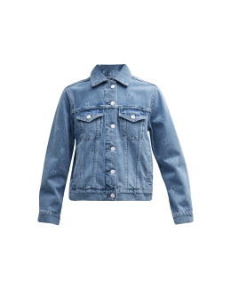 Marc Jacobs Monogram Denim Jacket - Woman Jackets Black Xs - ShopStyle