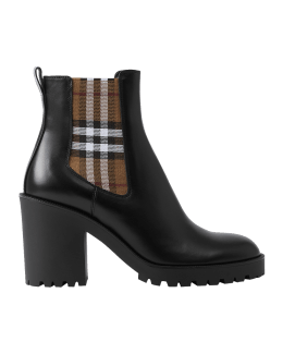 Burberry Women's Pryle Block Heel Booties