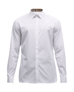 Burberry Men's Somerton Check Sport Shirt | Neiman Marcus