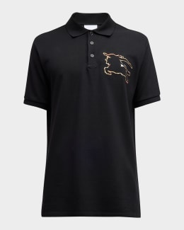 Burberry polo shirt mens black new arrivals