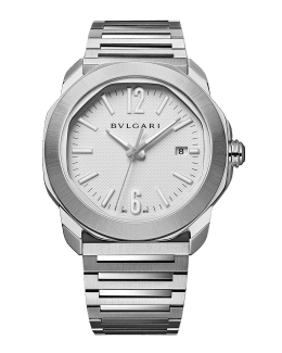 Watch Bvlgari Silver in Steel - 30047700