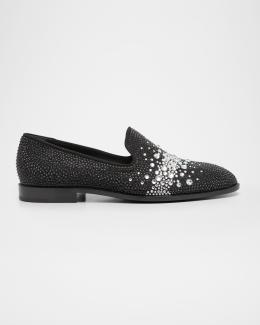 Giuseppe Zanotti Alicante Nero Mens Dress Shoe Loafer with jewels Giuseppe Zanotti | Shoes | Giuseppe Zanotti Alicante Nero  main image 4