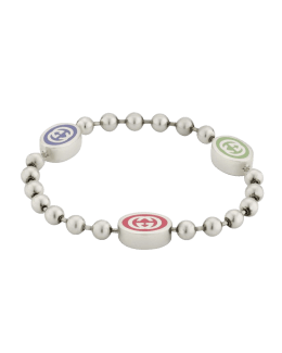 Gucci Silver Bracelet with Interlocking GG Charm –