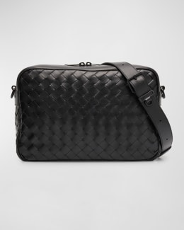 ショルダーバッグ BOTTEGA VENETA BLACK SMARTPHONE GETAWAY CROSSBODY BAG Bottega Veneta Men's Getaway Leather Crossbody Phone Pouch