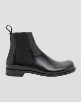 Loewe Men s Terra Suede Chelsea Boots Neiman Marcus