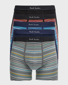 Paul Smith Men's 5-Pack Artist Stripe Trunks | Neiman Marcus
