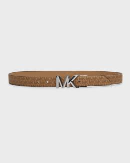 Michael Kors Reversible Monogram & Croc-Embossed Leather  display picture 3