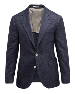 Brunello Cucinelli Men's Patch Pocket Two-Button Sport Coat | Neiman Marcus