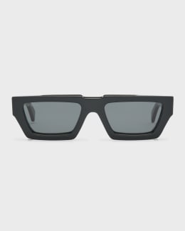 Off white　サングラス Off-White Virgil 50MM Rectangular Sunglasses | Saks Fifth Avenue