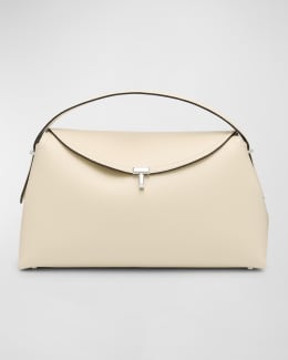 【m._shop様】BACCA&TOTEME Toteme T-Lock Leather Top-Handle Bag | Saks Fifth Avenue