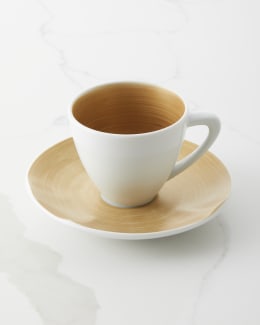 DG Logo Espresso Cup and Saucer by Dolce & Gabbana Casa