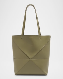 トートバッグ Loewe Ivory Leather Medium Puzzle Fold Shopping Bag LOEWE Medium Puzzle Fold Leather Tote Bag | Saks Fifth Avenue
