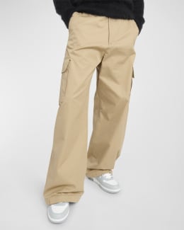 Versace Men's Allover Logo Cargo Pants
